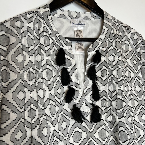 Tommy Bahama Black and White Mini Dress - Picture 4 of 6